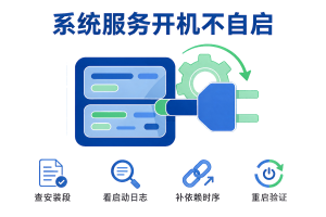 系统服务开机不自启